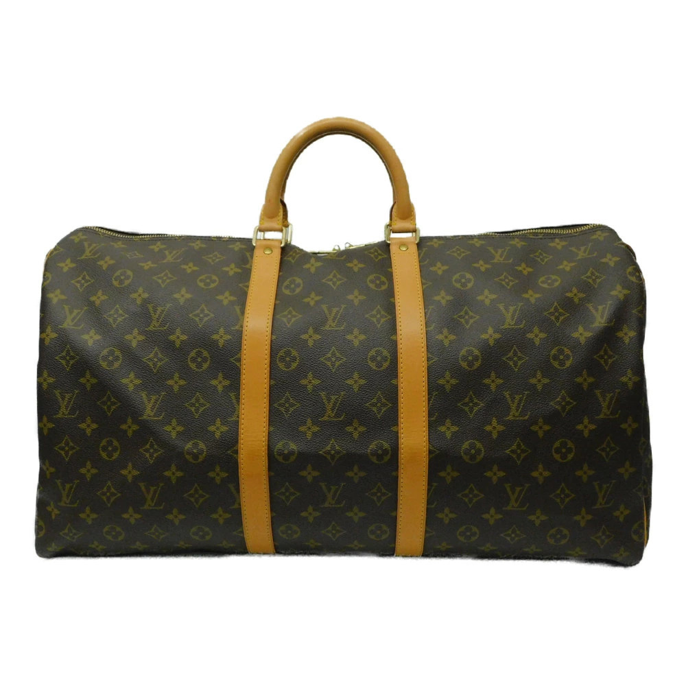 Louis Vuitton Bag Monogram Keepall Brown Travel Boston Brown - Picture 2 of 9